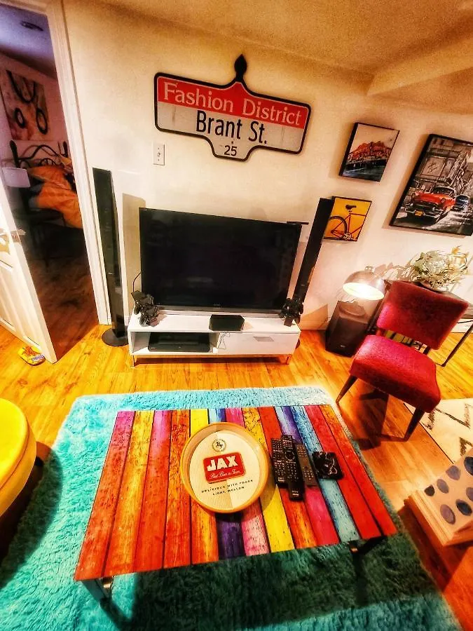 Bright Pop Art Inspired Apartment Toronto
